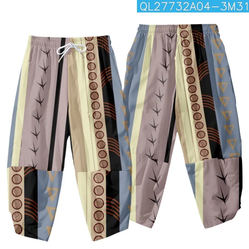 Striped Pattern Printed Japanese Cropped Pants Couple Casual Elastic Waist Kimono Trousers Harajuku Streetwear
Striped Pattern Printed Japanese Cropped Pants Couple Casual Elastic Waist Kimono Trousers Harajuku Streetwear