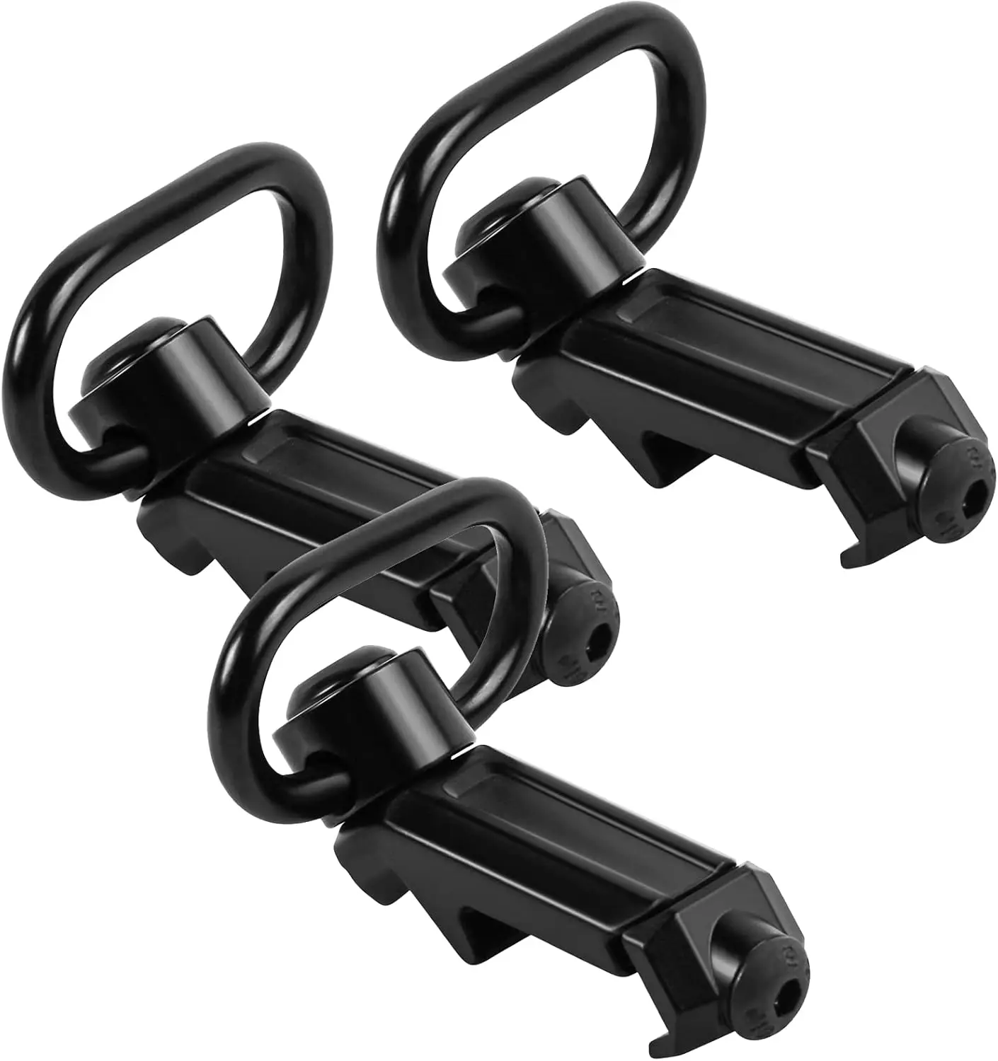 3 Pcs QD Sling Swivel Mount 360° Adapter 1.25Inch 20mm Push Button Quick Release Detach QD Swivel Loop Attachment Hook Accessory
3 Pcs QD Sling Swivel Mount 360° Adapter 1.25Inch 20mm Push Button Quick Release Detach QD Swivel Loop Attachment Hook Accessory