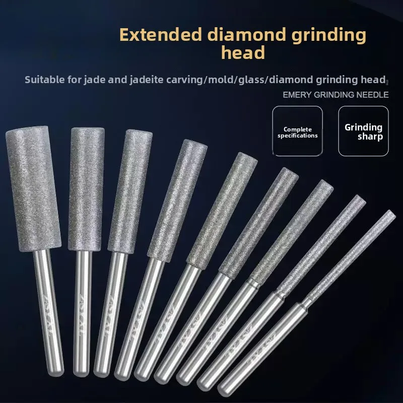 Premium Diamond Grinding Head / Lengthened 6mm Handle / Lengthened Alloy Grinding Head / Polished Jade Polished Steel Deburring
Premium Diamond Grinding Head / Lengthened 6mm Handle / Lengthened Alloy Grinding Head / Polished Jade Polished Steel Deburring