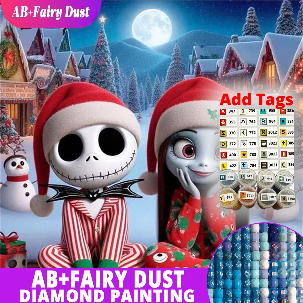 AB Фея Пыль Дисней Алмазная картина Кошмар перед Рождеством DIY Скелет Мозаика Мультяшная картина из стразов Детский Gi
AB Фея Пыль Дисней Алмазная картина Кошмар перед Рождеством DIY Скелет Мозаика Мультяшная картина из стразов Детский Gi