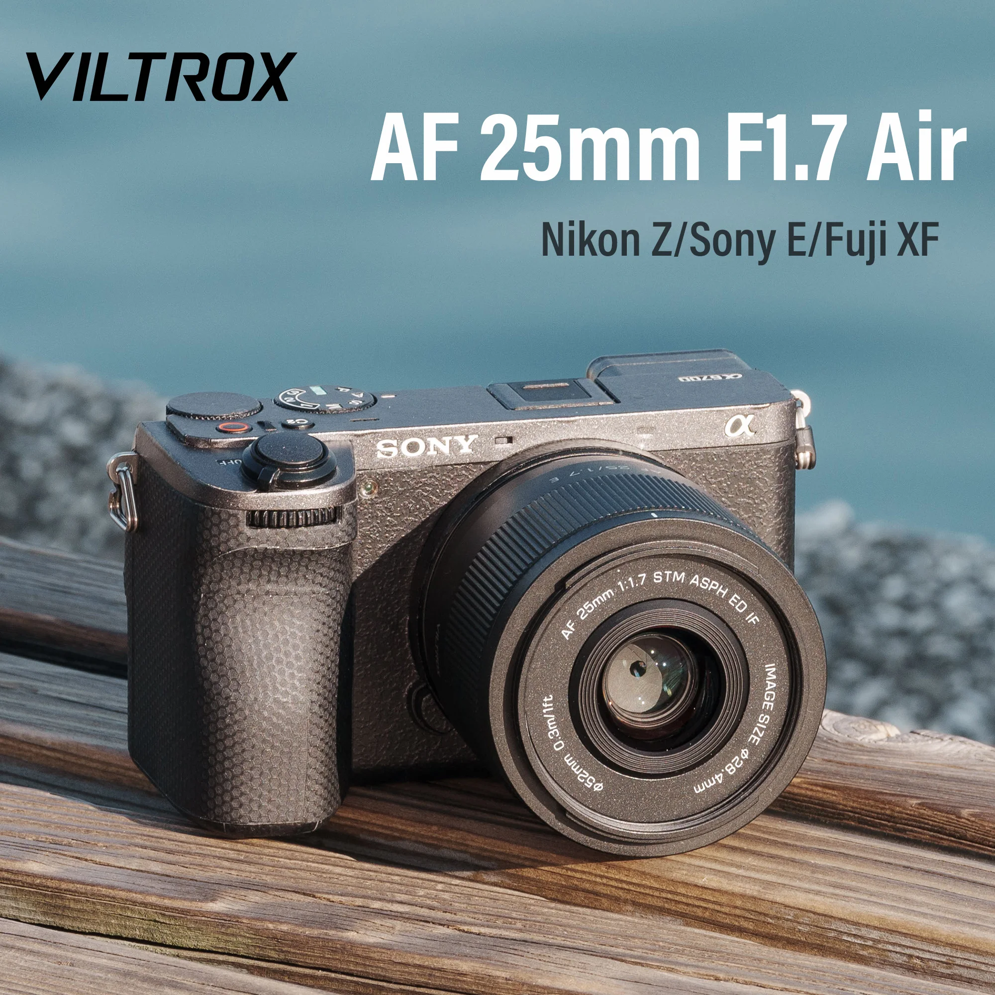 Объектив воздушной камеры Viltrox AF 25 мм F1.7 с автофокусом APS-C для Sony E Nikon Z Fuji X Mount ZV-E10 A6700 Z50ii Z30 Zfc X-T50 X-S20
Объектив воздушной камеры Viltrox AF 25 мм F1.7 с автофокусом APS-C для Sony E Nikon Z Fuji X Mount ZV-E10 A6700 Z50ii Z30 Zfc X-T50 X-S20