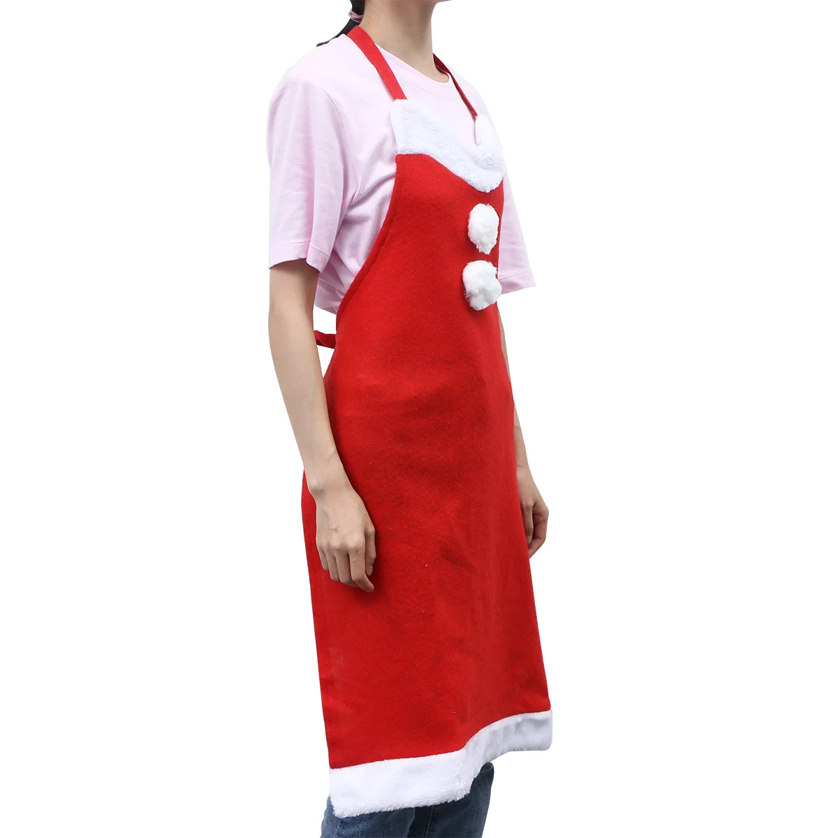 Christmas Apron Red Small Tree Decorations Vintage Party Supplies Costume Accessory Waitress Uniform Holiday Gift
Christmas Apron Red Small Tree Decorations Vintage Party Supplies Costume Accessory Waitress Uniform Holiday Gift
