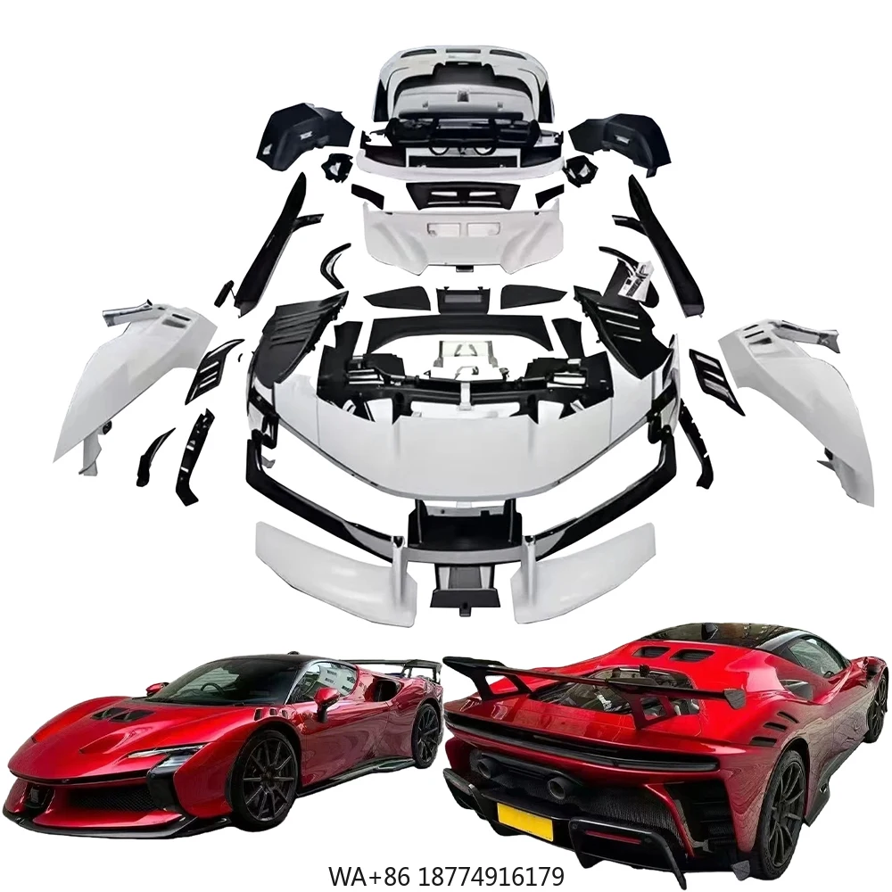 Для обновления SF90 Внешний комплект трекового стиля SF90XX — сухое углеродное волокно
Для обновления SF90 Внешний комплект трекового стиля SF90XX — сухое углеродное волокно