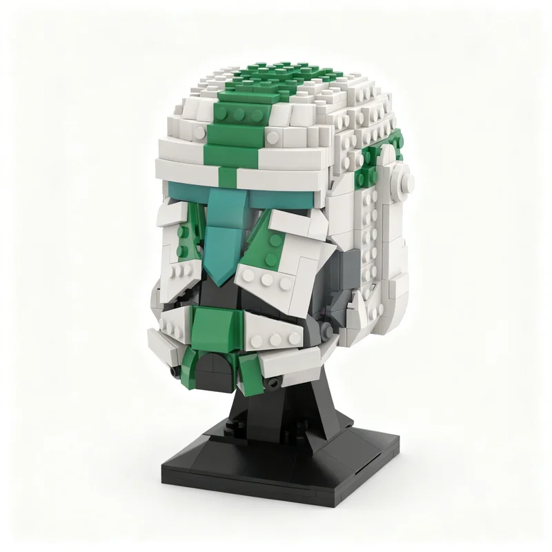 634PCS MOC Space Battle Fixer Delta Squad Helmet Model Custom Building Blocks DIY Creative Ideas Assembly Display Gift Home Set
634PCS MOC Space Battle Fixer Delta Squad Helmet Model Custom Building Blocks DIY Creative Ideas Assembly Display Gift Home Set
