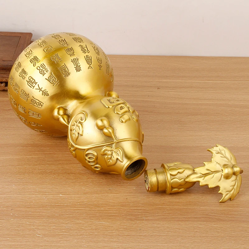 Brass Gourd Home Decoration Ornament Attracting Wealth and Fortune, Hollow Design for Living Room, Entryway, Office,
Brass Gourd Home Decoration Ornament Attracting Wealth and Fortune, Hollow Design for Living Room, Entryway, Office,