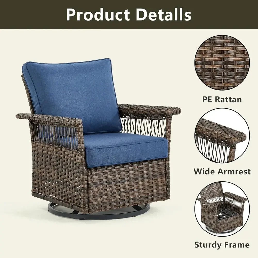 Activity ProductOutdoor Patio Rocking Swivel Chairs - 2PC Wicker Patio Urniture Rocker Chair Set,Rattan Glider Chair With Sturdy
Activity ProductOutdoor Patio Rocking Swivel Chairs - 2PC Wicker Patio Urniture Rocker Chair Set,Rattan Glider Chair With Sturdy