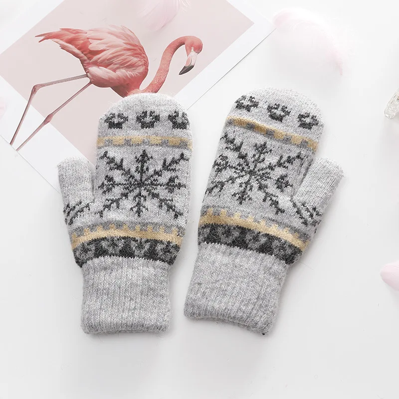 New Women Winter Thicken Keep Warm Plus Cashmere Elasticity Full Fingers Mittens Gloves Imitation Rabbit Fur Knitted Cute T225
New Women Winter Thicken Keep Warm Plus Cashmere Elasticity Full Fingers Mittens Gloves Imitation Rabbit Fur Knitted Cute T225