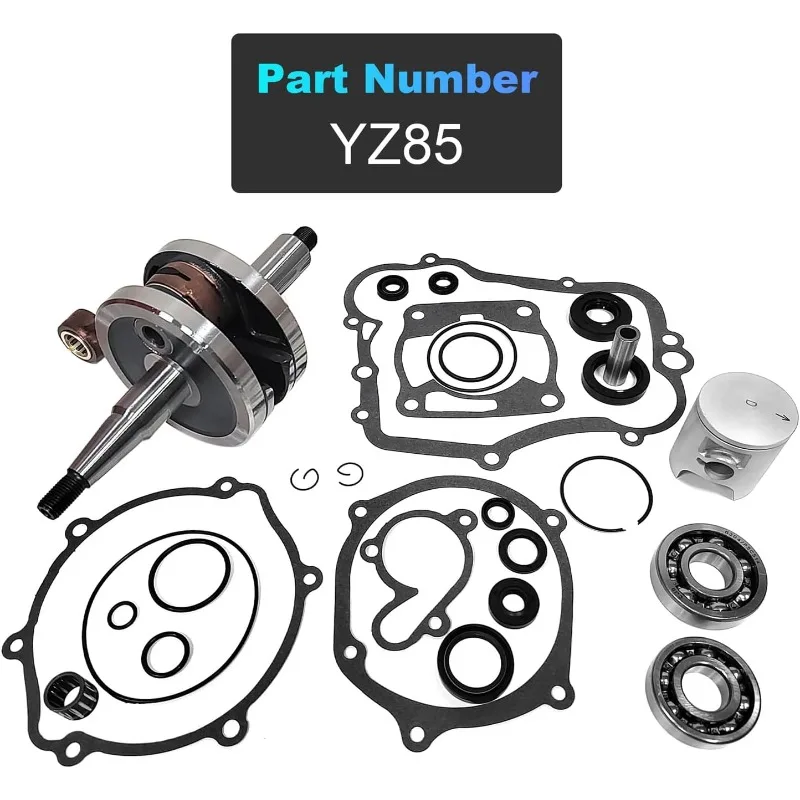 Motorcycle Accessories 47.5mm Piston Gasket Crankshaft Seals Bottom End Rebuild Kit Motor for Yamaha YZ85 2002-2018 Motoblock
Motorcycle Accessories 47.5mm Piston Gasket Crankshaft Seals Bottom End Rebuild Kit Motor for Yamaha YZ85 2002-2018 Motoblock