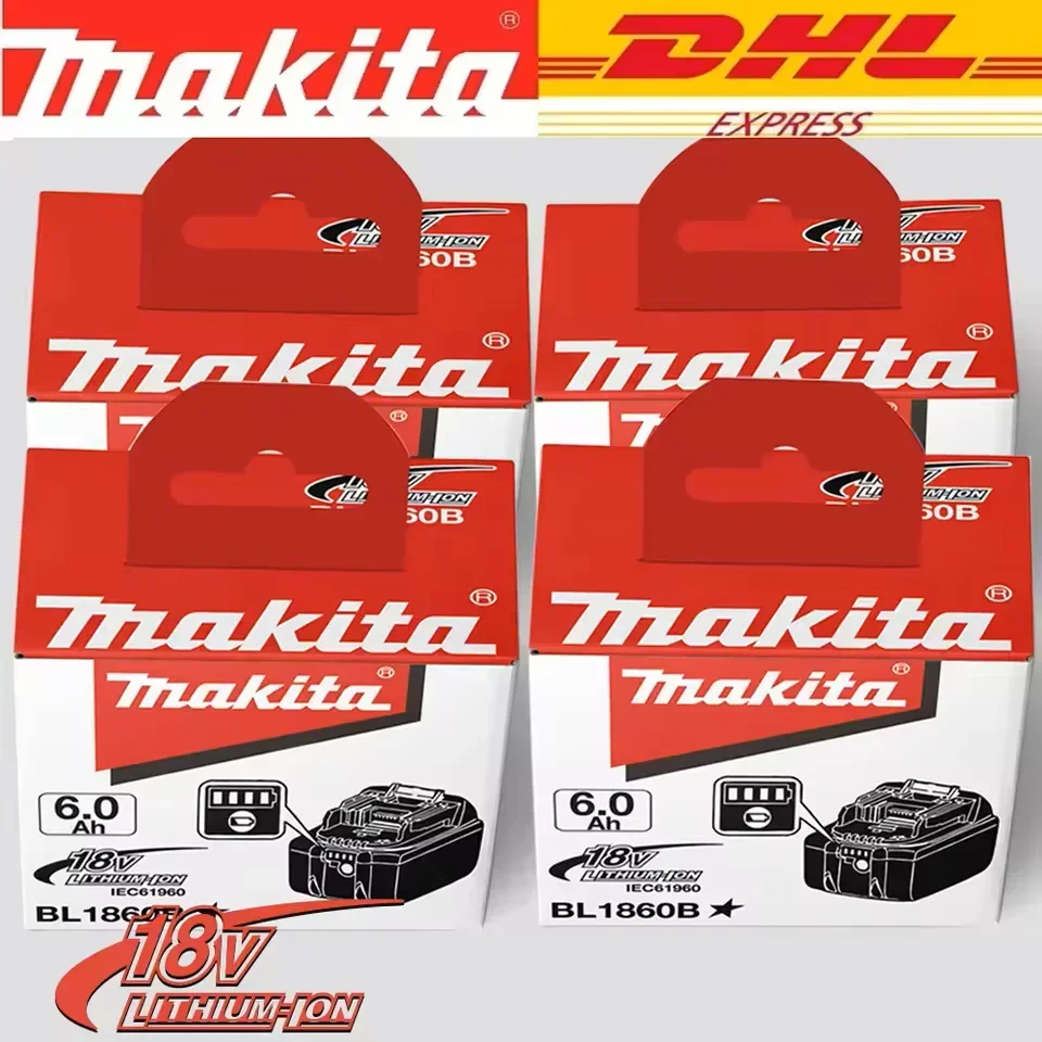 Makita Battery BL1860 Rechargeable Battery 18V 6.0Ah Lithium Ion for Makita 18v Battery 6Ah BL1850 BL1880 BL1860B LXT400
Makita Battery BL1860 Rechargeable Battery 18V 6.0Ah Lithium Ion for Makita 18v Battery 6Ah BL1850 BL1880 BL1860B LXT400