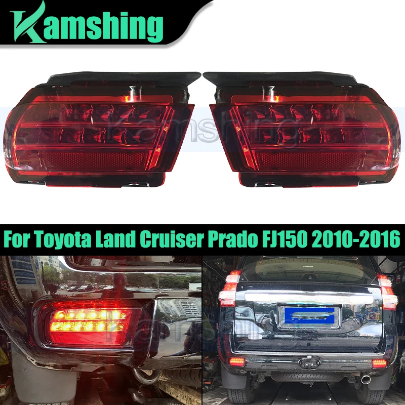 Car LED Rear Bumper Light For Toyota Land Cruiser Prado FJ150 GRJ150 TRJ150 2010-2016 Rear Brake Light Stop Lamp FogLight
Car LED Rear Bumper Light For Toyota Land Cruiser Prado FJ150 GRJ150 TRJ150 2010-2016 Rear Brake Light Stop Lamp FogLight