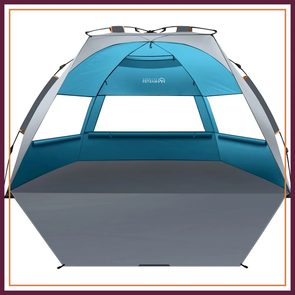 Pop Up Beach Tent for 3-4 Person, Easy Setup Sun Shelter with Sandbags, Portable Shade Canopy, UPF50+ UV Protection, Family Size
Pop Up Beach Tent for 3-4 Person, Easy Setup Sun Shelter with Sandbags, Portable Shade Canopy, UPF50+ UV Protection, Family Size
