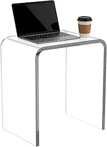 Acrylic Side Table, 18" H x 16" W x 12" D x 3/5'' Thick Clear Small End Table, Transparent Nightstand and Stool or Home Oice, Li
Acrylic Side Table, 18" H x 16" W x 12" D x 3/5'' Thick Clear Small End Table, Transparent Nightstand and Stool or Home Oice, Li