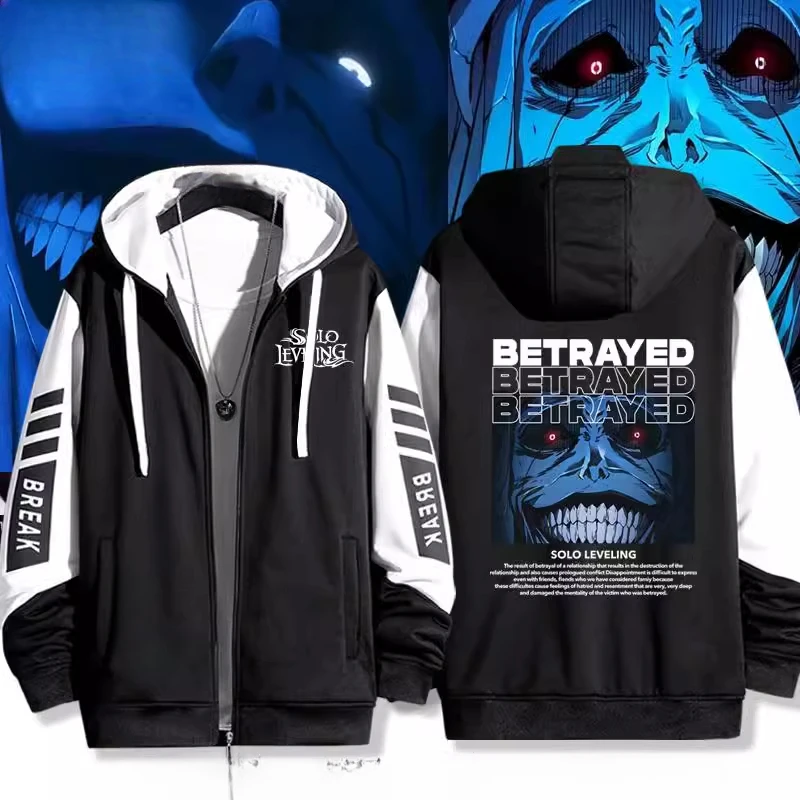 Anime Solo Leveling Sung Jin Woo Zip Up Hoodie Women Men Graphic Sweatshirt Streetwear Hip Hop Zipper Hooded Jacket Outerwear
Anime Solo Leveling Sung Jin Woo Zip Up Hoodie Women Men Graphic Sweatshirt Streetwear Hip Hop Zipper Hooded Jacket Outerwear