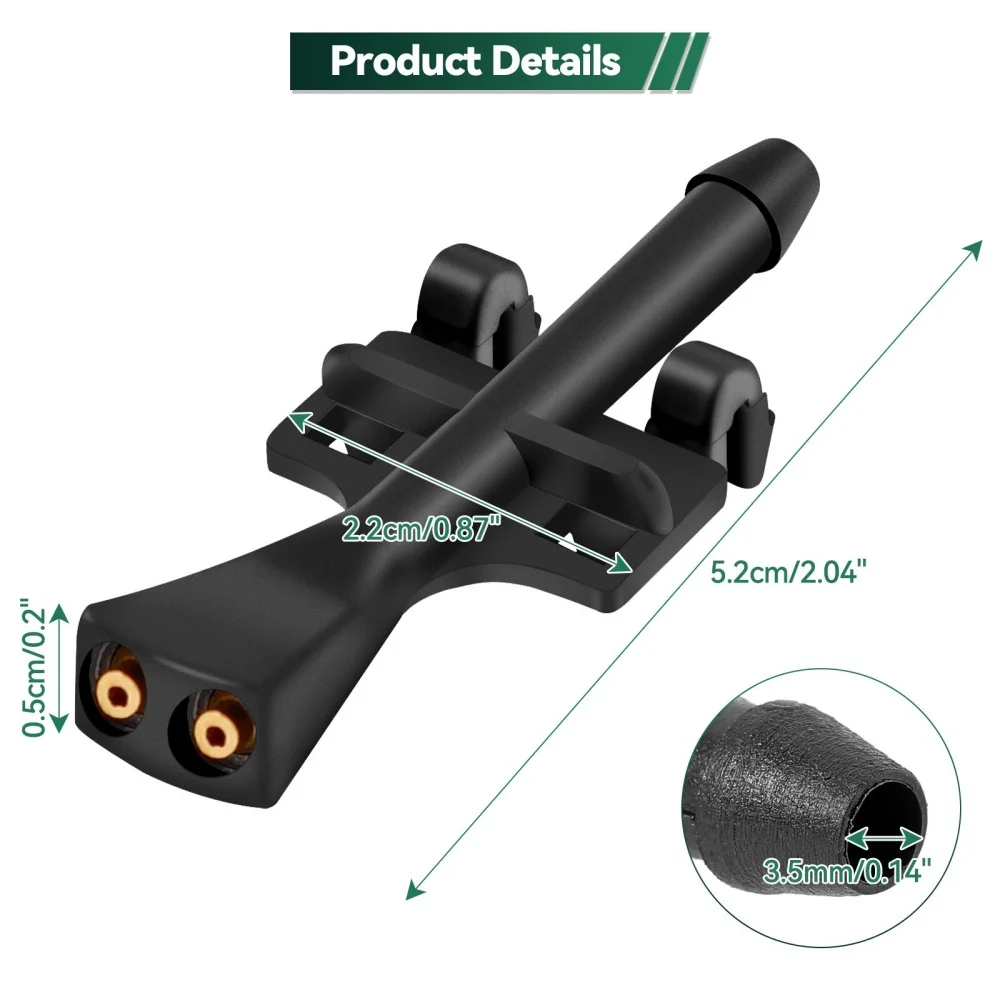 Erick'S Wiper 2Pcs Front Windshield Wiper Washer Jet Nozzle For Opel Vauxhall Meriva A 2003 - 2010 OE# 1451243 93387764 Sprayer
Erick'S Wiper 2Pcs Front Windshield Wiper Washer Jet Nozzle For Opel Vauxhall Meriva A 2003 - 2010 OE# 1451243 93387764 Sprayer