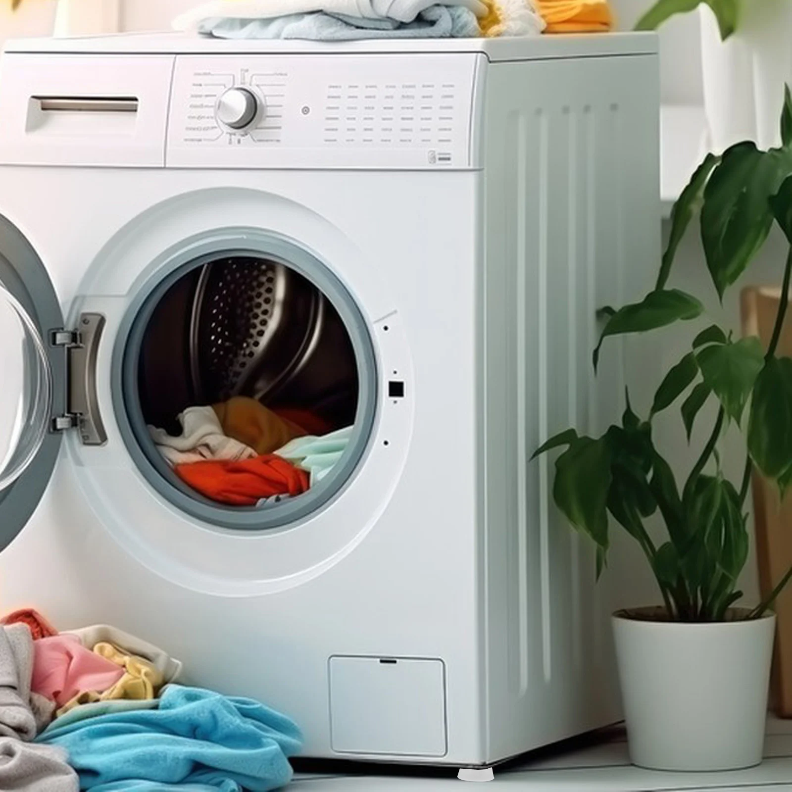 4 pcs Washing Machine Foot Pads Rubber Anti-Vibration Pads For Washer Non-Slip Noise Reducing Mat Furniture Leveling Feet
4 pcs Washing Machine Foot Pads Rubber Anti-Vibration Pads For Washer Non-Slip Noise Reducing Mat Furniture Leveling Feet