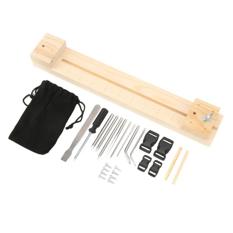 Weaving Wooden Frame Paracord Steel Needle Combination Paracord DIY Bracelet Weaving Tool
Weaving Wooden Frame Paracord Steel Needle Combination Paracord DIY Bracelet Weaving Tool