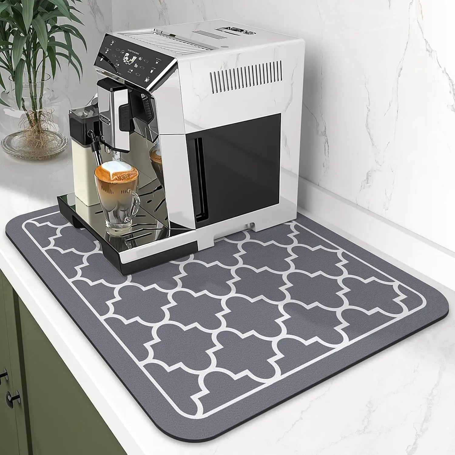 VIKAMA Nordic Geometric Kitchen Draining Mat Absorbent Non Slip Quick Dry Coffee Machine Pad Dish Drying Countertop Accessories
VIKAMA Nordic Geometric Kitchen Draining Mat Absorbent Non Slip Quick Dry Coffee Machine Pad Dish Drying Countertop Accessories