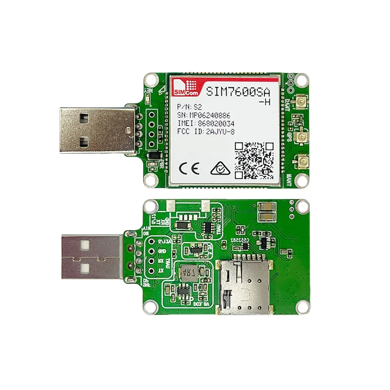 SIMcom SIM7600SA-H LTE CAT4 Module Support GNSS USB Dongle With antenna breakout kit for New Zealand/Australia/South America
SIMcom SIM7600SA-H LTE CAT4 Module Support GNSS USB Dongle With antenna breakout kit for New Zealand/Australia/South America