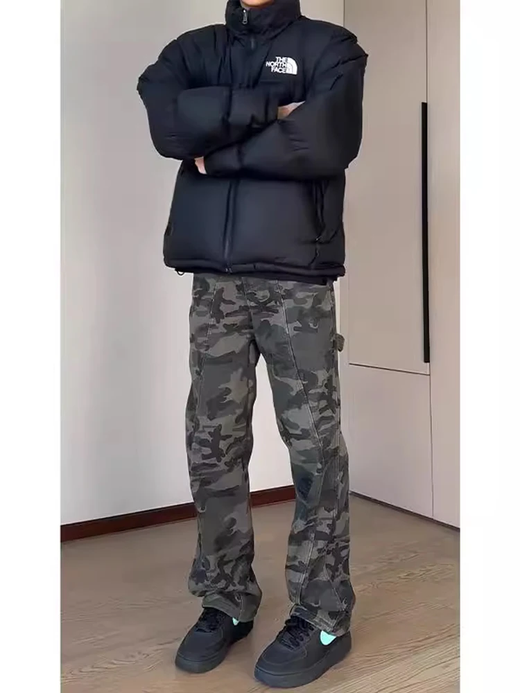 American High Street Camouflage Jeans Men's Autumn Winter Trendy Straight Leg Workwear Pants Worn And Durable Youth Daily Wear
American High Street Camouflage Jeans Men's Autumn Winter Trendy Straight Leg Workwear Pants Worn And Durable Youth Daily Wear