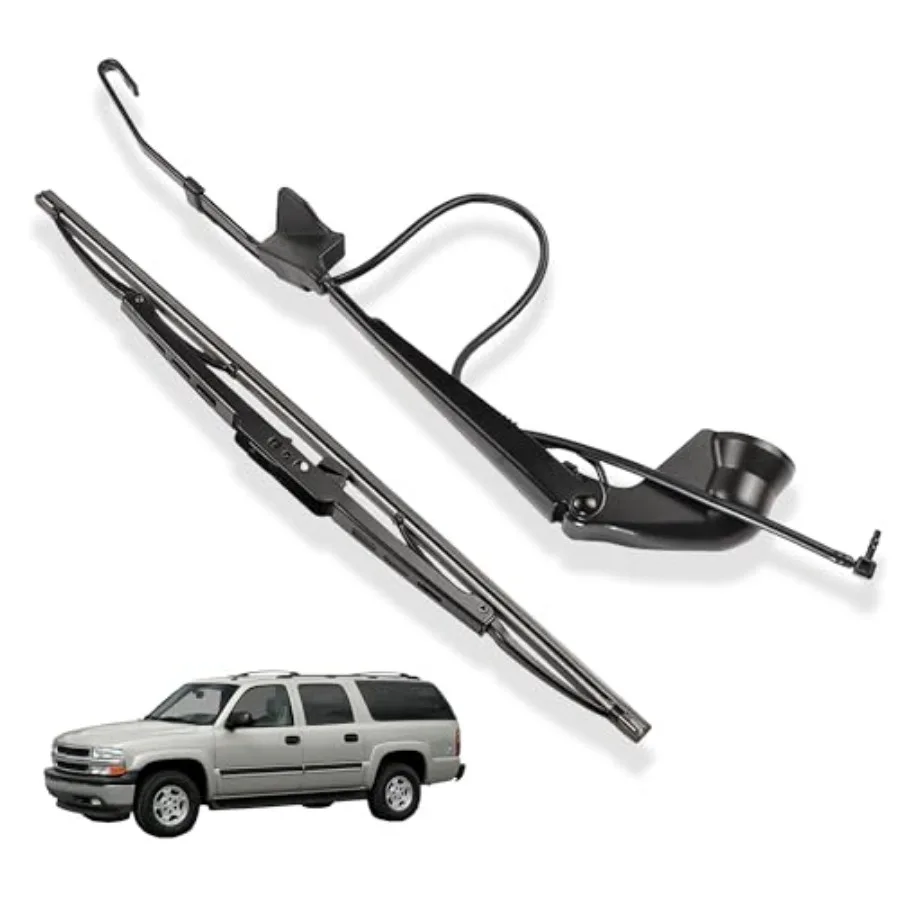 Windshield Rear Wiper Arm with Blades Compatible With 2000 2001 2002 2003 2004 2005 2006 Chevrolet Chevy Suburban 1500 2500 Tah
Windshield Rear Wiper Arm with Blades Compatible With 2000 2001 2002 2003 2004 2005 2006 Chevrolet Chevy Suburban 1500 2500 Tah