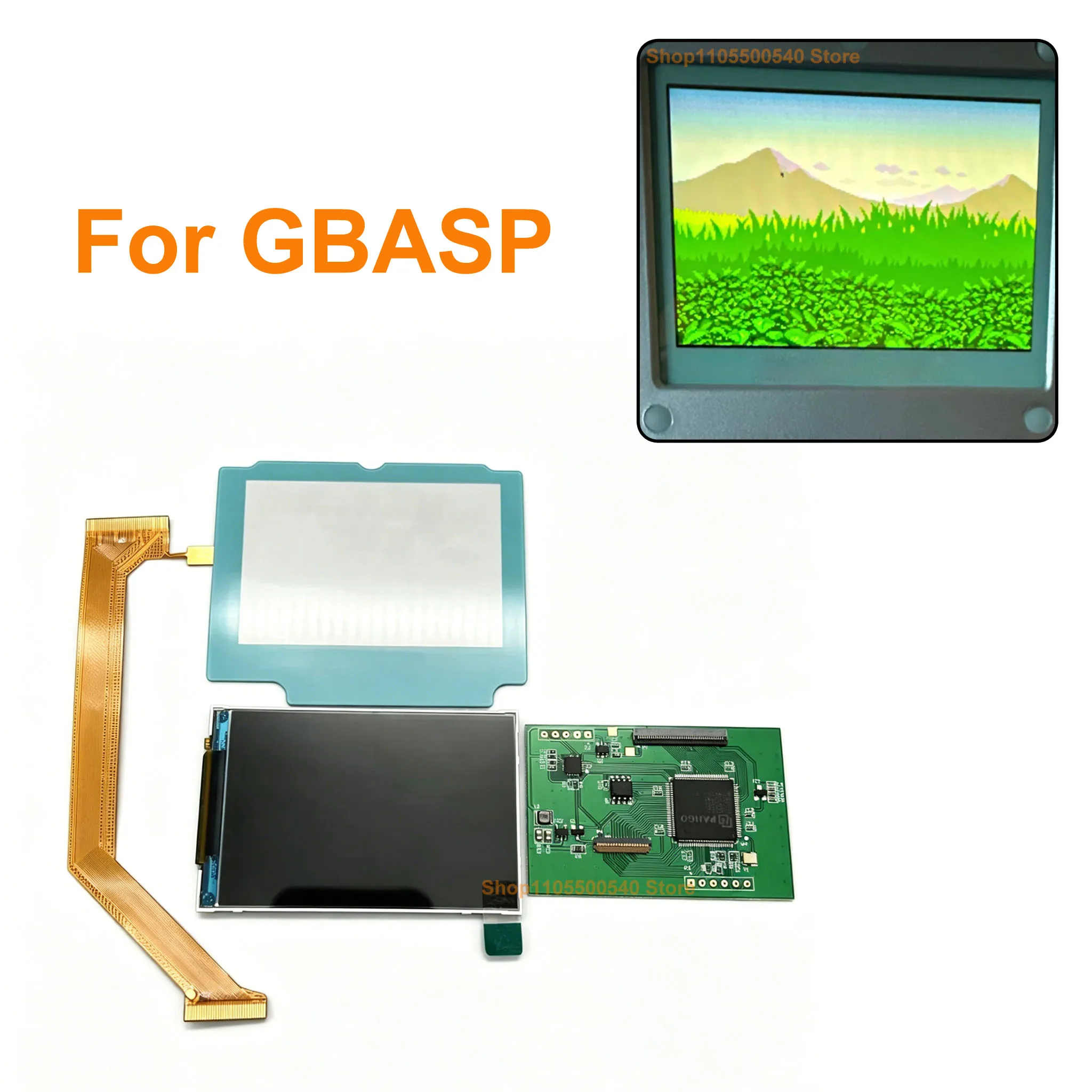 2024 New 3.0 "original Size IPS High Brightness LCD Screen for Gameboy Advance SP for GBASP
2024 New 3.0 "original Size IPS High Brightness LCD Screen for Gameboy Advance SP for GBASP
