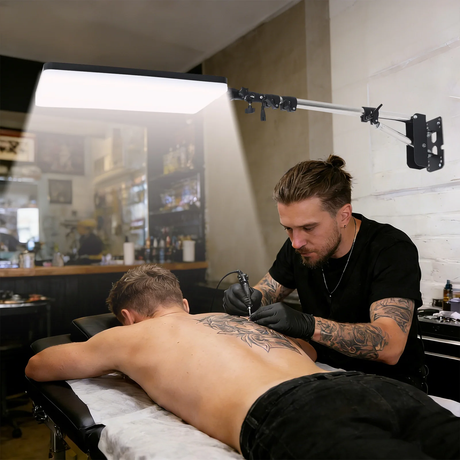 Tattoo Lighting Lamp, Wall-Mounted Tattoo Lamp, Large LED Panel Light, Super Bright Work, Suitable Eyelash Extension, Beauty, Hairdressing, Photography and Live Broadcast
Tattoo Lighting Lamp, Wall-Mounted Tattoo Lamp, Large LED Panel Light, Super Bright Work, Suitable Eyelash Extension, Beauty, Hairdressing, Photography and Live Broadcast
