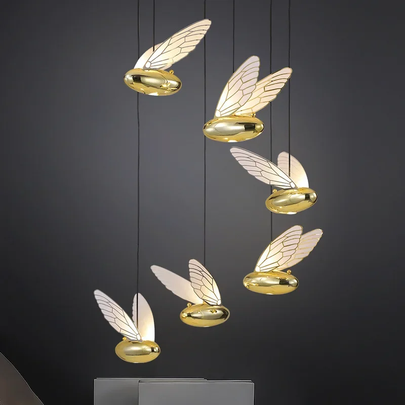 Italy Modern Natural Designer Pendant Lights Little Bee Chandeliers LED Suspension Luminaire Lampen Living Room Foyer LOFT Villa
Italy Modern Natural Designer Pendant Lights Little Bee Chandeliers LED Suspension Luminaire Lampen Living Room Foyer LOFT Villa