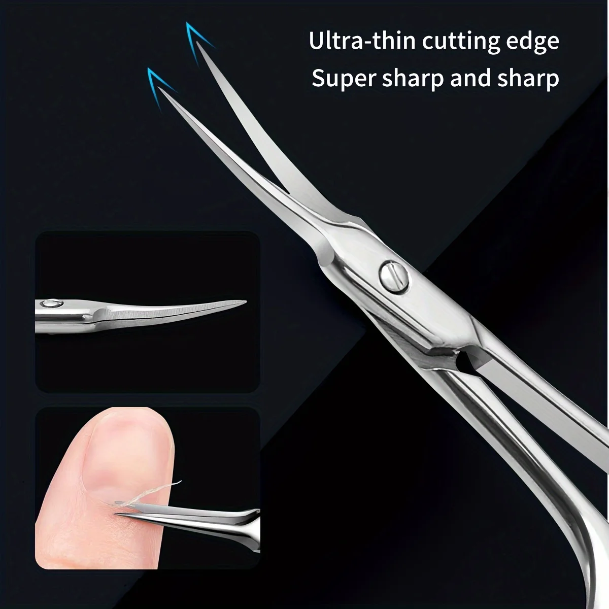 Manicure Scissors Cuticle Scissors Ultra Fine Arc Knife, Ultra Thin Manicure Scissors For Cuticle Eyebrows, Eyelashes, Etc
Manicure Scissors Cuticle Scissors Ultra Fine Arc Knife, Ultra Thin Manicure Scissors For Cuticle Eyebrows, Eyelashes, Etc