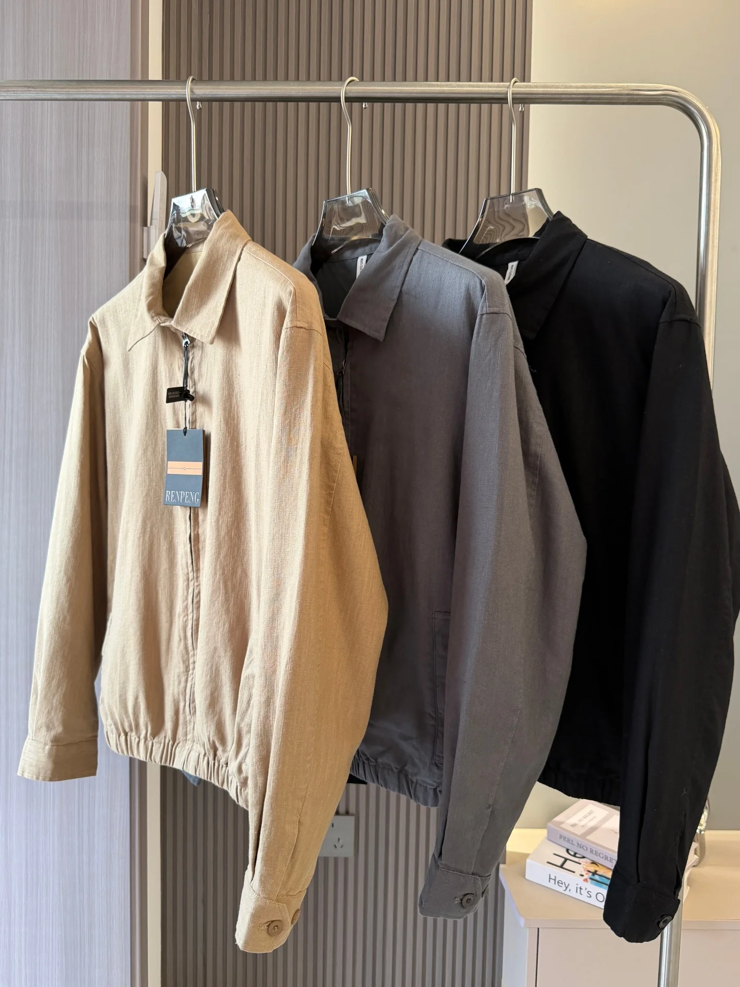 High-End Linen-Linen Blend Men's Pure Color Breathable Busin Casual Collar Jaet Spring Summer Versatile Old Money Sle
High-End Linen-Linen Blend Men's Pure Color Breathable Busin Casual Collar Jaet Spring Summer Versatile Old Money Sle