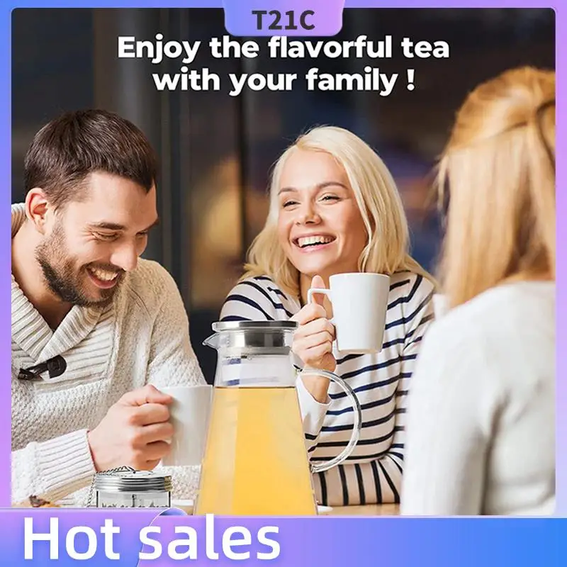 T21C 6 Pcs Large Tea Ball Infuser For Loose Leaf Tea & Spice Infuser For Cooking, Threaded Lid, Extra Fine Mesh Tea Strainer
T21C 6 Pcs Large Tea Ball Infuser For Loose Leaf Tea & Spice Infuser For Cooking, Threaded Lid, Extra Fine Mesh Tea Strainer