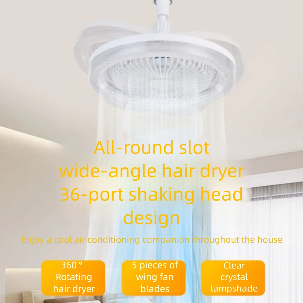 E27 Screw LED Fan Light Rotatable 2-in-1 Crystal Fan Light with Remote Control Smart LED Light Ceiling Fan Restaurant
E27 Screw LED Fan Light Rotatable 2-in-1 Crystal Fan Light with Remote Control Smart LED Light Ceiling Fan Restaurant