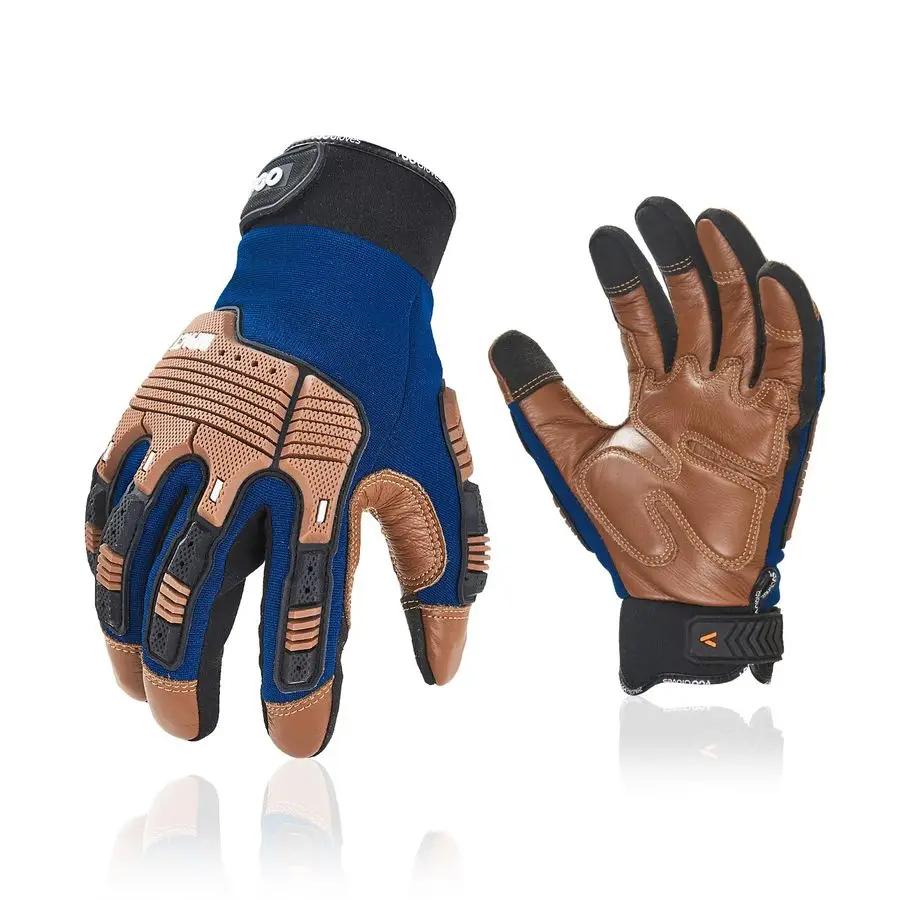 Кожаные сверхмощные рабочие перчатки, механические перчатки, ударопрочные, антивибрационные, водоотталкивающие CA7725
Кожаные сверхмощные рабочие перчатки, механические перчатки, ударопрочные, антивибрационные, водоотталкивающие CA7725