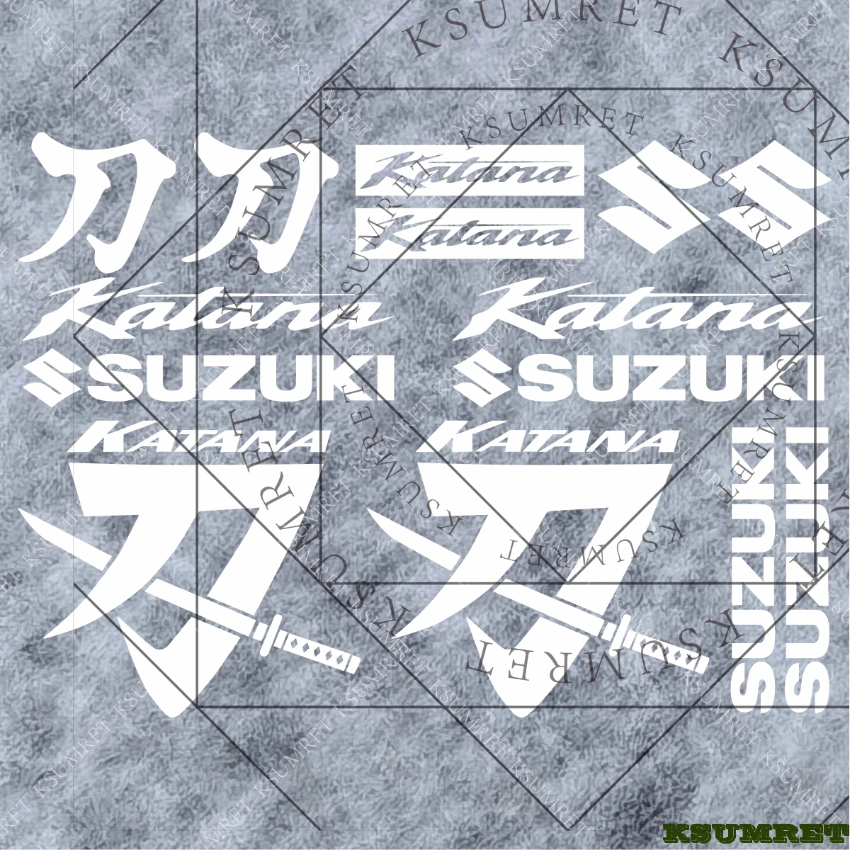 For suzuki katana stickers Motorcycle Stickers Tank Helmet Logo Decals Kit
For suzuki katana stickers Motorcycle Stickers Tank Helmet Logo Decals Kit