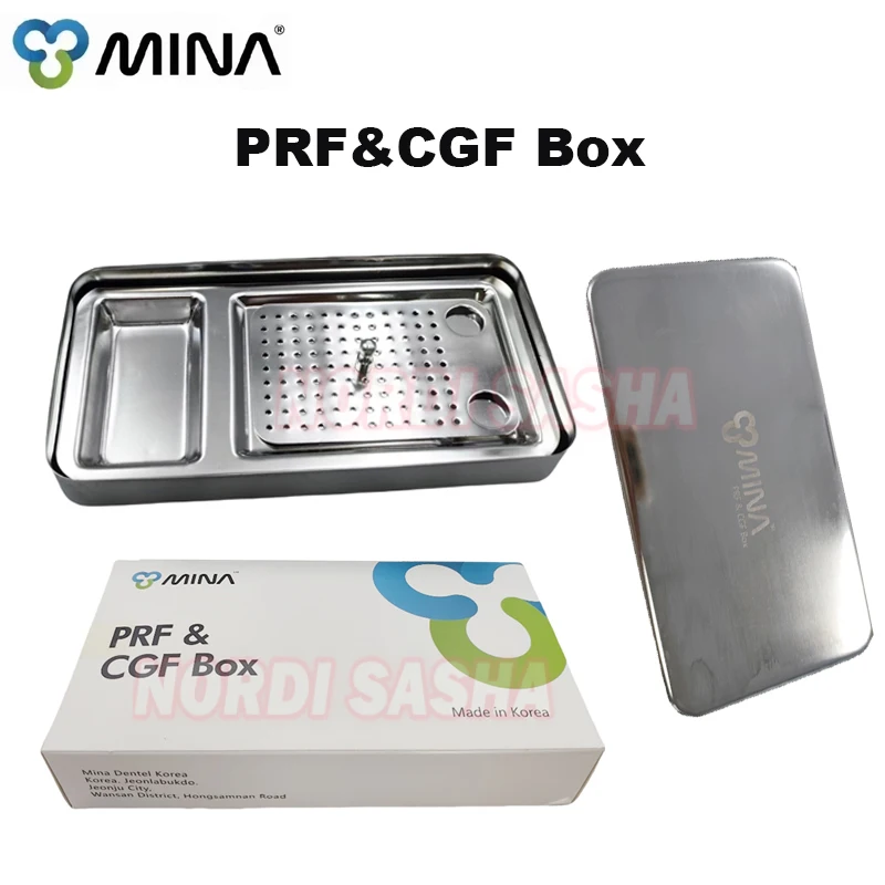 Korea MINA Dental PRF& CGF Box Implant Plate Rich Fibrin Box PRF Platelet Centrifuge Membrane Pressure Tool Implant Instruments
Korea MINA Dental PRF& CGF Box Implant Plate Rich Fibrin Box PRF Platelet Centrifuge Membrane Pressure Tool Implant Instruments