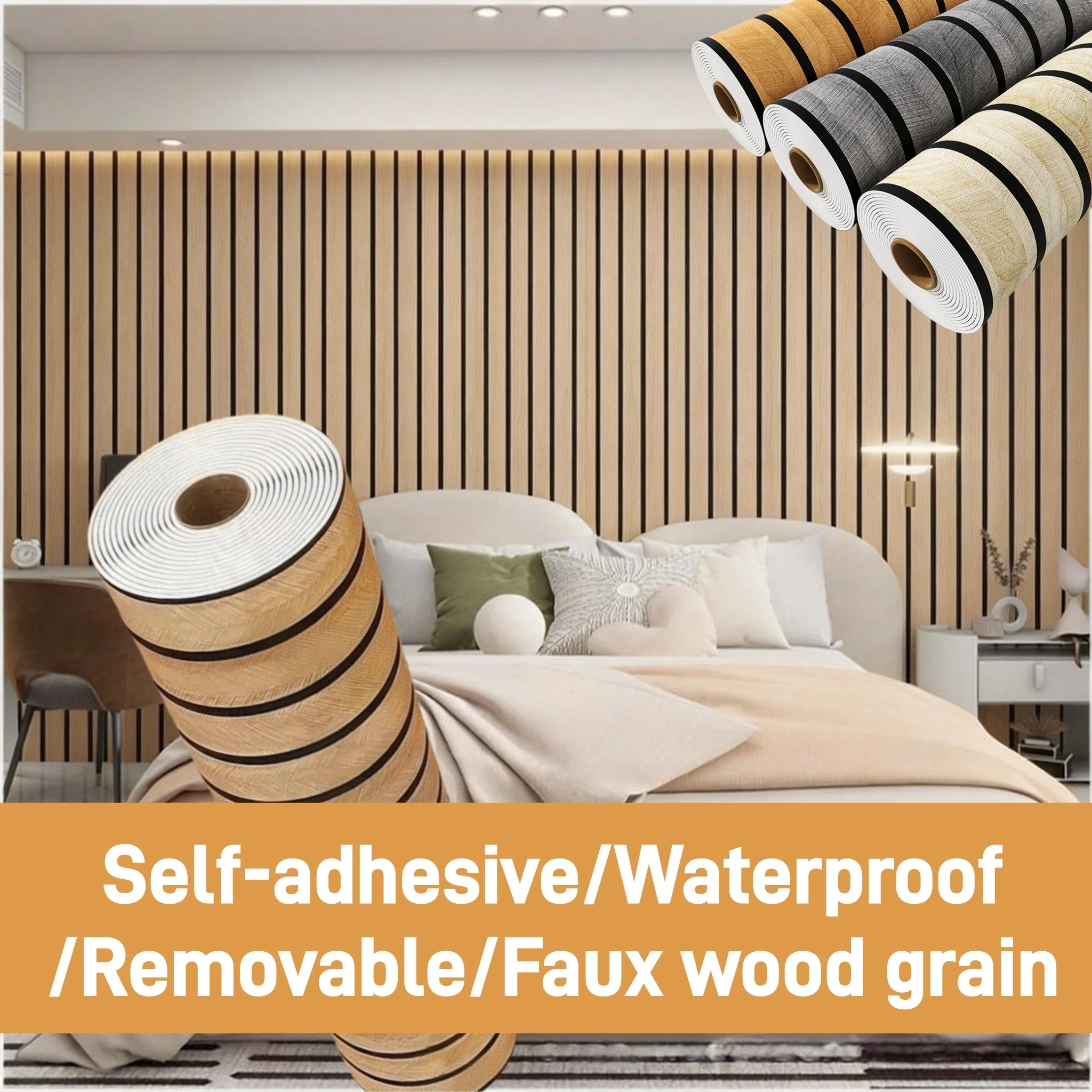 Faux Wood Grain DIY Stickers PVC Self Adhesive Wallpapers Home Renovation Waterproof Wall Panles Bedroom Decor Sticky Wall Paper
Faux Wood Grain DIY Stickers PVC Self Adhesive Wallpapers Home Renovation Waterproof Wall Panles Bedroom Decor Sticky Wall Paper