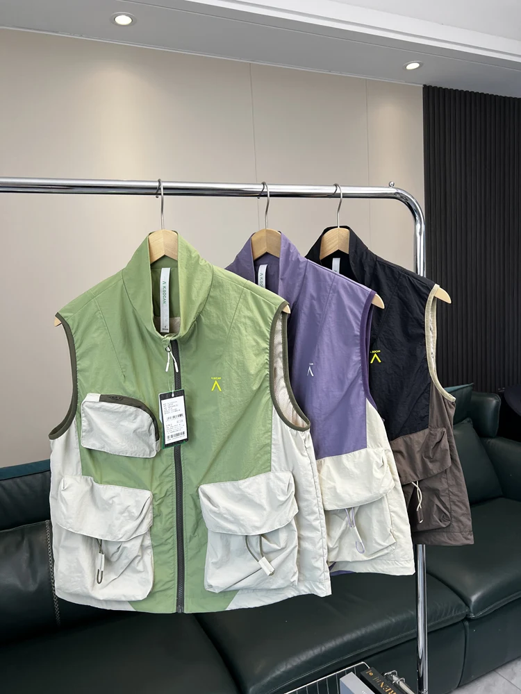 Функциональный водостойкий легкий многоэтажный жилет для улицы, модная летняя молодежная одежда со стойкой M Fem
Функциональный водостойкий легкий многоэтажный жилет для улицы, модная летняя молодежная одежда со стойкой M Fem