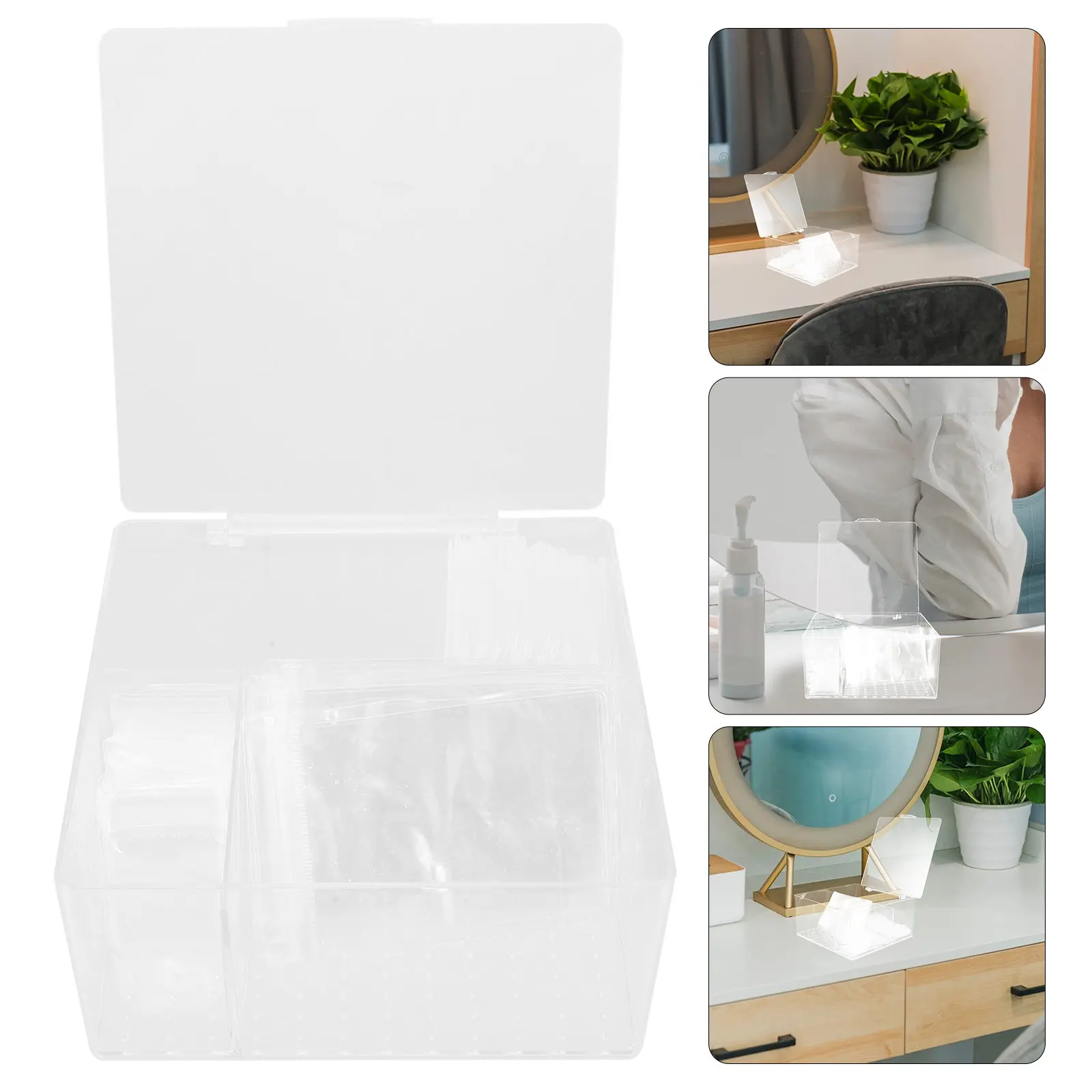 1 Set Clear Jewelry Storage Box Lid Multifunctional Organizer Earrings Necklaces Rings Portable Travel Case Transparent Dust Bag
1 Set Clear Jewelry Storage Box Lid Multifunctional Organizer Earrings Necklaces Rings Portable Travel Case Transparent Dust Bag
