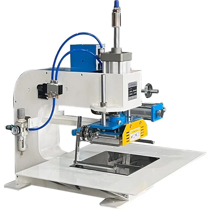 Automatic skipping machine, pneumatic bronzing machine, large area hot pressing machine
Automatic skipping machine, pneumatic bronzing machine, large area hot pressing machine