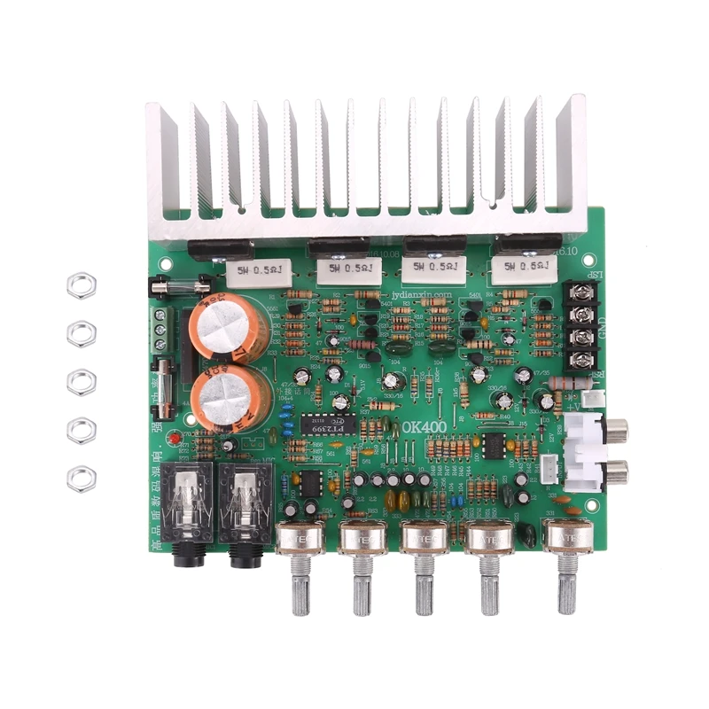 B63B-Audio Amplifier Board Hifi Digital Reverb Power Amplifier 250W X 2 2.0 Audio Preamp Rear Amplification With Tone Control E3
B63B-Audio Amplifier Board Hifi Digital Reverb Power Amplifier 250W X 2 2.0 Audio Preamp Rear Amplification With Tone Control E3