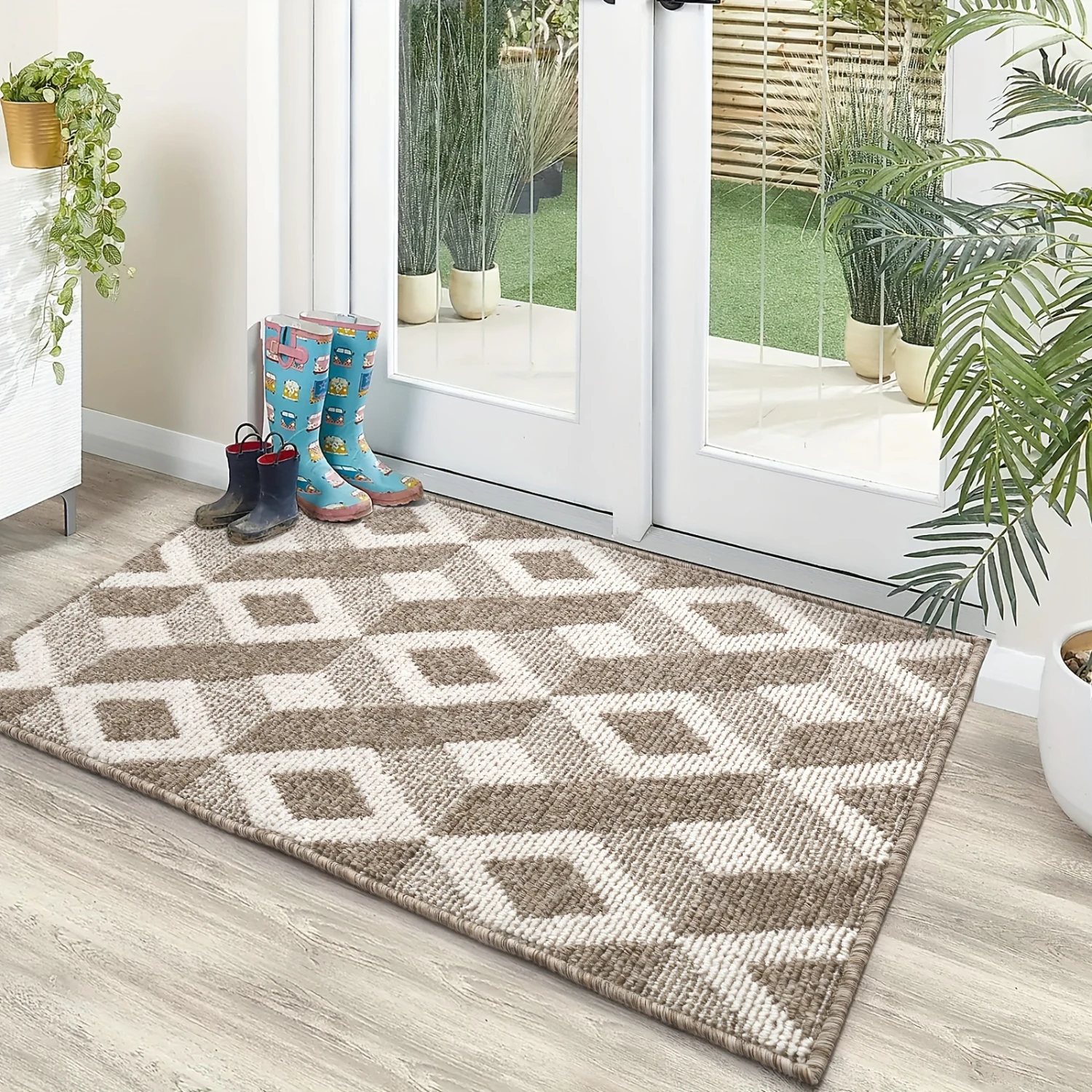 Front Door Mat Non-Slip Indoor Door Mat Washable Entryway Rug, Low-Profile Door Mat Indoor Entrance, Brown
Front Door Mat Non-Slip Indoor Door Mat Washable Entryway Rug, Low-Profile Door Mat Indoor Entrance, Brown