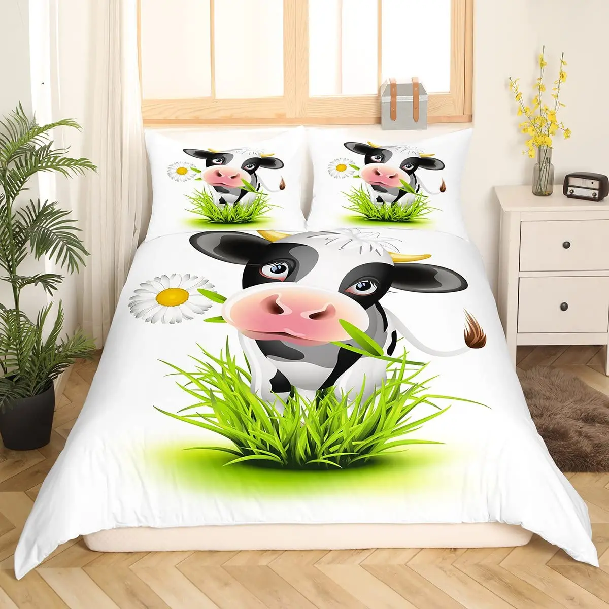 Milk Cow Duvet Covers for Teens Kids Queen Size Lightweight Quilt Covers Bedroom Decor Milk Cow Print Bedspread Covers No Quilt
Milk Cow Duvet Covers for Teens Kids Queen Size Lightweight Quilt Covers Bedroom Decor Milk Cow Print Bedspread Covers No Quilt