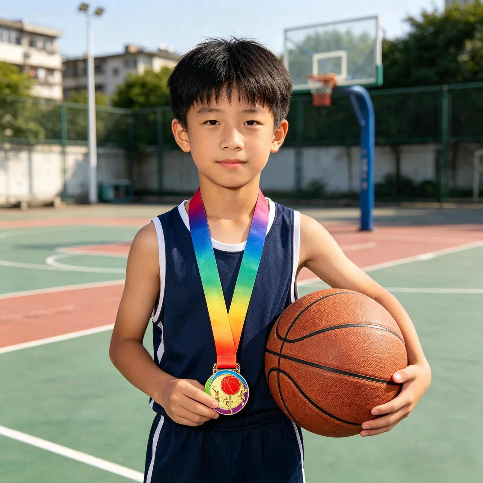 Custom Basketball Medal Trophy Metal Engraved Award Medal for Sports Day Championship Event Winner Recognition Prize
Custom Basketball Medal Trophy Metal Engraved Award Medal for Sports Day Championship Event Winner Recognition Prize