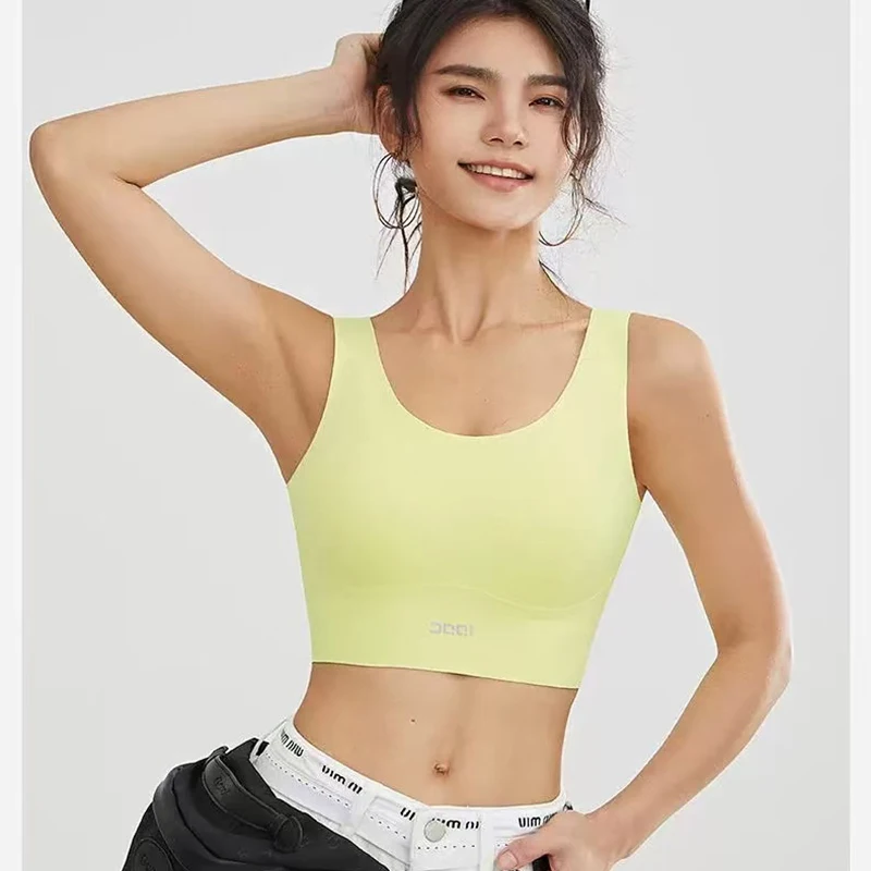 Sports Women Gym Women Underwear Yoga Seamless Exercise Suspenders Underwear Sports One Cup Sexy Anti-sagging Running Bra Top
Sports Women Gym Women Underwear Yoga Seamless Exercise Suspenders Underwear Sports One Cup Sexy Anti-sagging Running Bra Top
