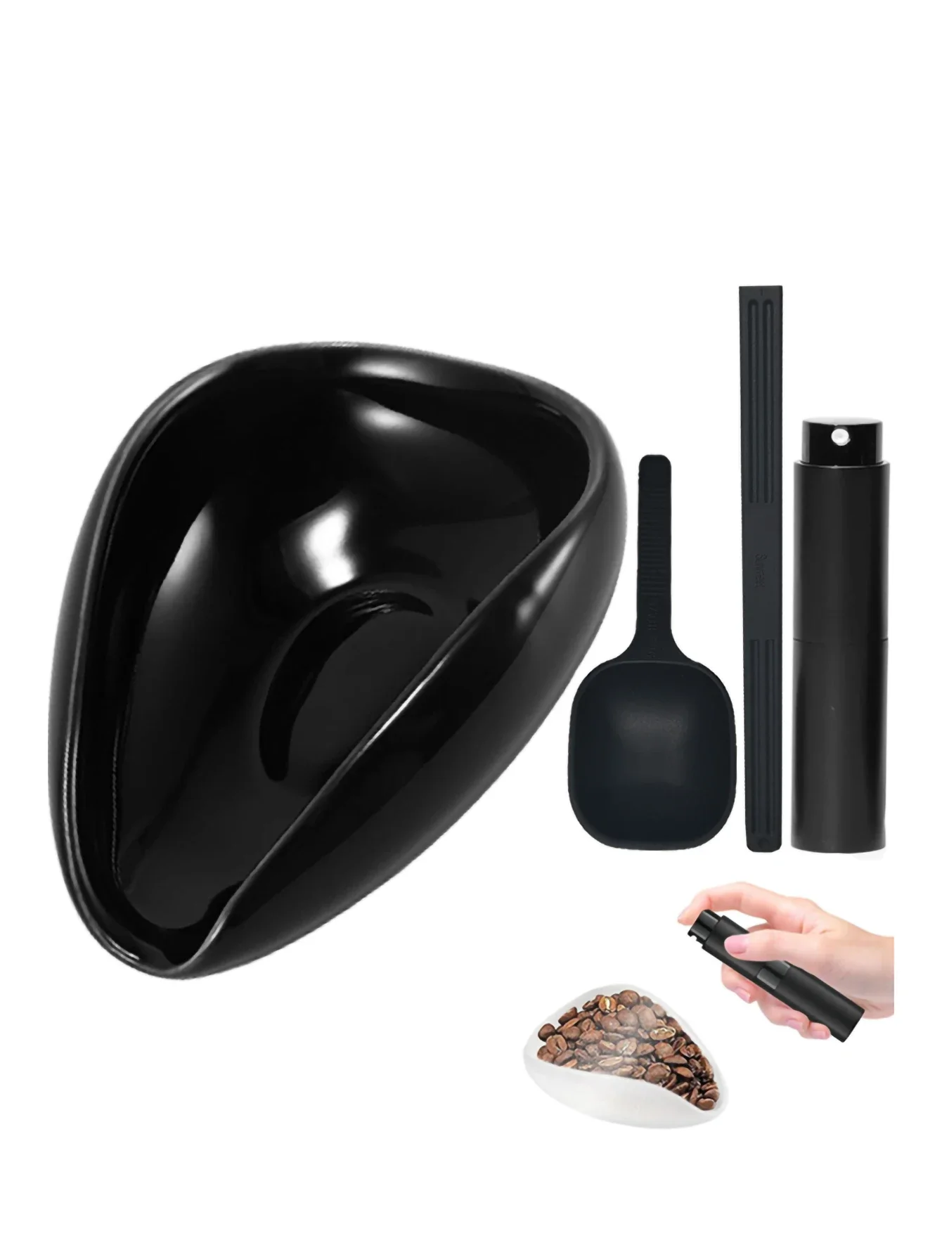 1pcs Coffee Beans Dosing Measuring Tray Coffee Tea Leaves measuring spoon for coffee weighing plate White porcelain tea dispens
1pcs Coffee Beans Dosing Measuring Tray Coffee Tea Leaves measuring spoon for coffee weighing plate White porcelain tea dispens