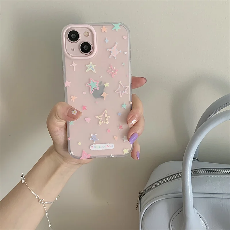 Korean Cut Soft Cover Phone Case Suitable for iPhone 14 13 12 15 Pro Max 3D Star Shockproof Phone Case Protection Case
Korean Cut Soft Cover Phone Case Suitable for iPhone 14 13 12 15 Pro Max 3D Star Shockproof Phone Case Protection Case