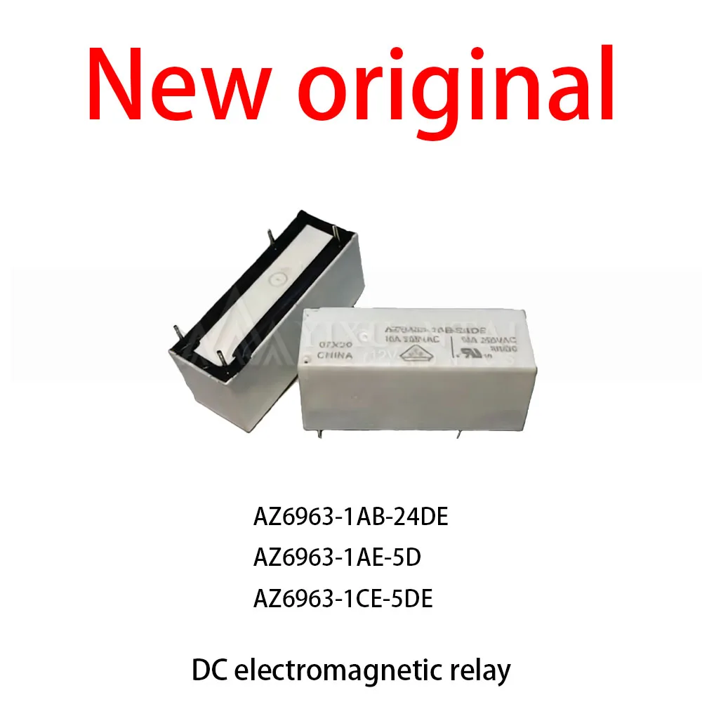 10Pcs/Lot New original AZ6963-1AB-24DE AZ6963-1AE-5D AZ6963-1CE-5DE DC electromagnetic relay
10Pcs/Lot New original AZ6963-1AB-24DE AZ6963-1AE-5D AZ6963-1CE-5DE DC electromagnetic relay