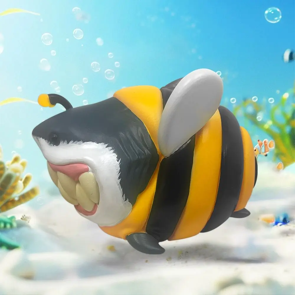 Q-version Shark Bee Ornament Spoof Resin Shark Resin Ornament Savage Cartoon Animal Statue Ornament Children's Birthday Gifts
Q-version Shark Bee Ornament Spoof Resin Shark Resin Ornament Savage Cartoon Animal Statue Ornament Children's Birthday Gifts