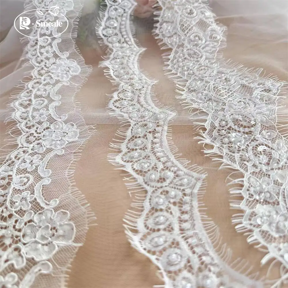 3Meters.Pearl Quality White Sewn Bead Lace Lace Head Veil,Wedding Dress Edge,Decorative Accessories,Lace Handmade DIY Sewing
3Meters.Pearl Quality White Sewn Bead Lace Lace Head Veil,Wedding Dress Edge,Decorative Accessories,Lace Handmade DIY Sewing