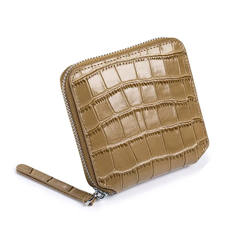 Alligator Pattern Short Genuine Leather Wallet Multi-functional RFID Card Holder Purse 2026 New Mini Zipper Clutch Bag
Alligator Pattern Short Genuine Leather Wallet Multi-functional RFID Card Holder Purse 2026 New Mini Zipper Clutch Bag