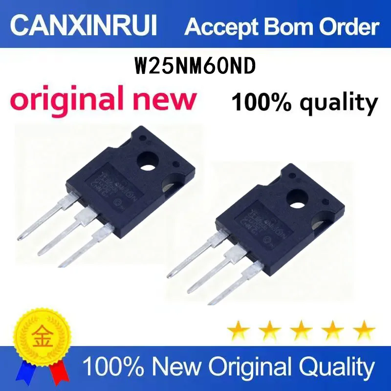 (5-100 Pieces) W25NM60ND ST25N60 25N60 Field Effect Transistor 25A600V
(5-100 Pieces) W25NM60ND ST25N60 25N60 Field Effect Transistor 25A600V